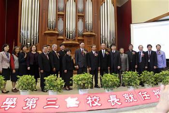 20130430-真理大學校長林文昌就任授職感恩禮拜 承續馬偕精神邁向卓越圖片