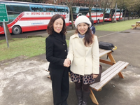 東住吉高中湯峯郁子校長(右)拜訪真理大學應日系吳秦芳主任圖片