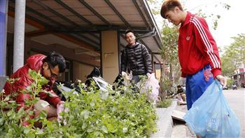 真理大學台南校區「早安您好美芝城，午安我們沒灰塵」清潔活動圖片