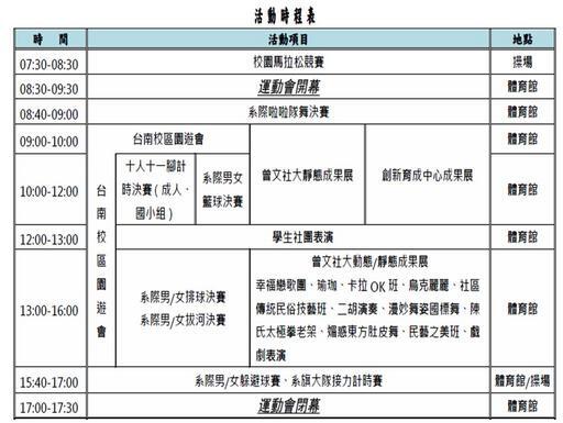 20121203-台南真理大學校慶暨曾文社區大學與育成中心成果展圖片